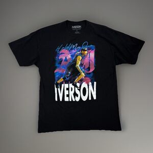 Allen Iverson T-Shirt Men's Holding My Own Basketball Short Sleeve Tee